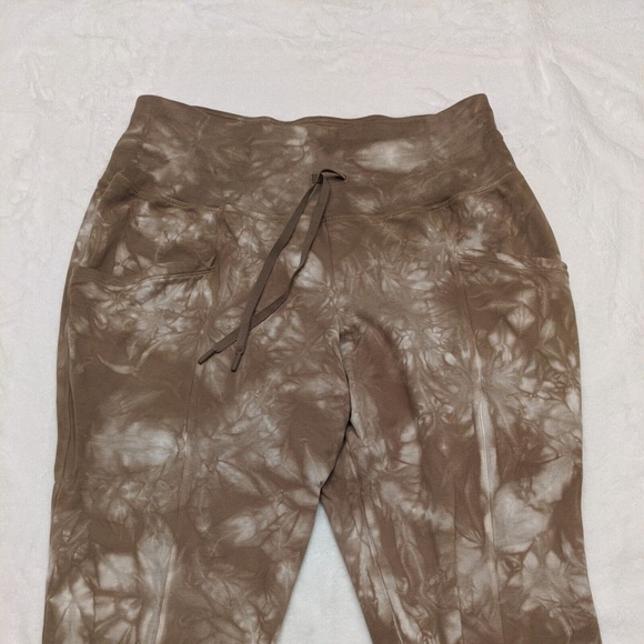 All In Motion Beige Tie Dye High Rise Jogger Sweatpants Size XXL - Picture 3 of 12